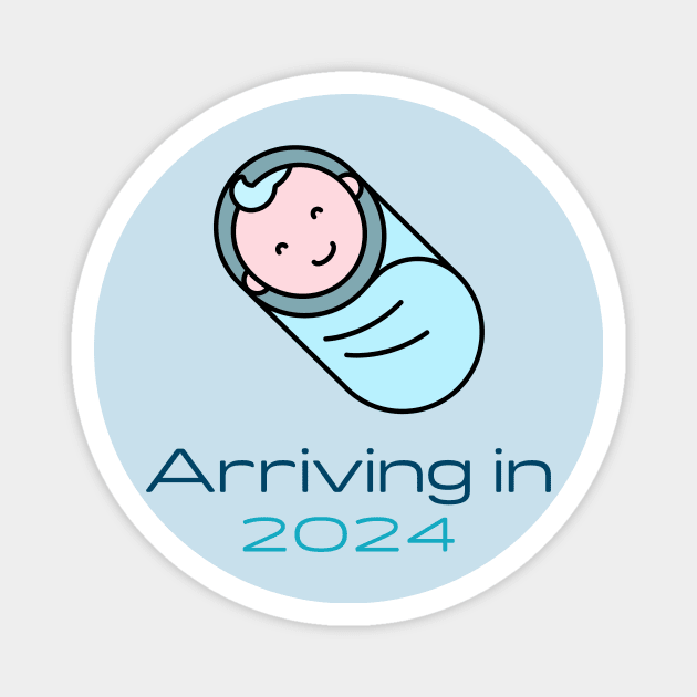 Baby arrival announcement Magnet by Designs by Eliane